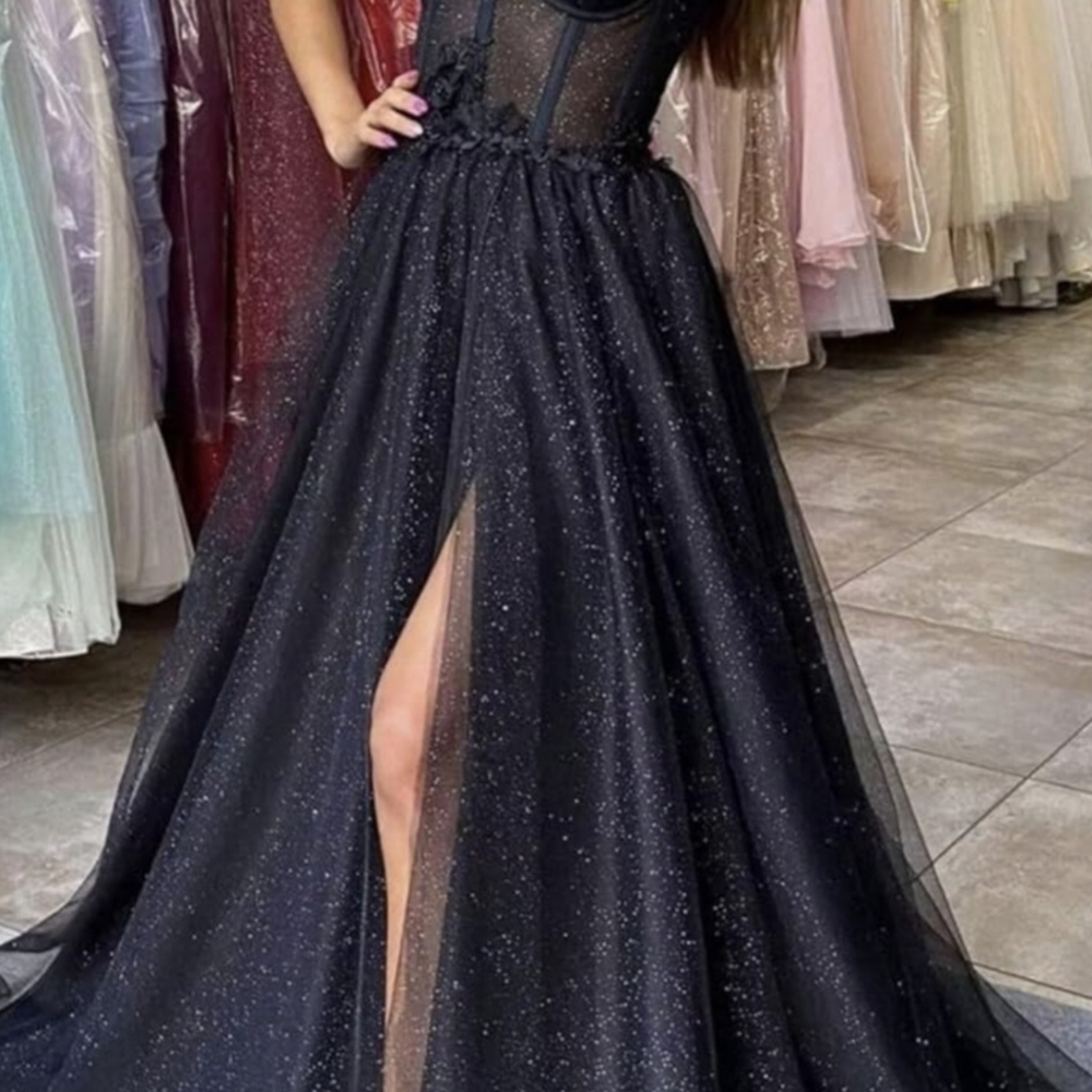 Elegant Black Evening Gown